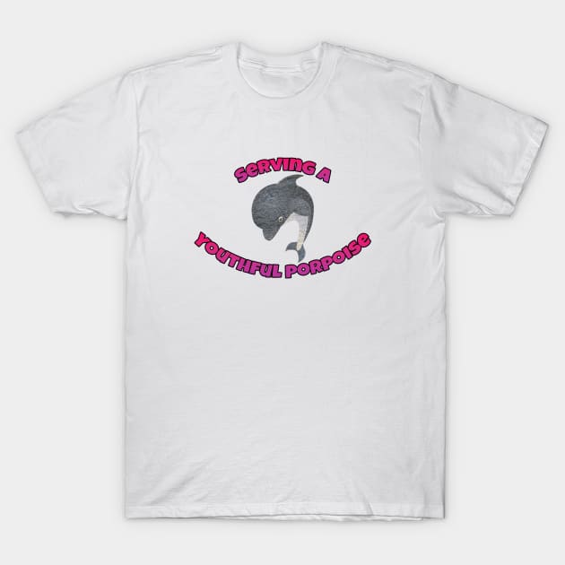 Serving a youthful porpoise - Norm Macdonald Inspired Art T-Shirt by TheMemeCrafts